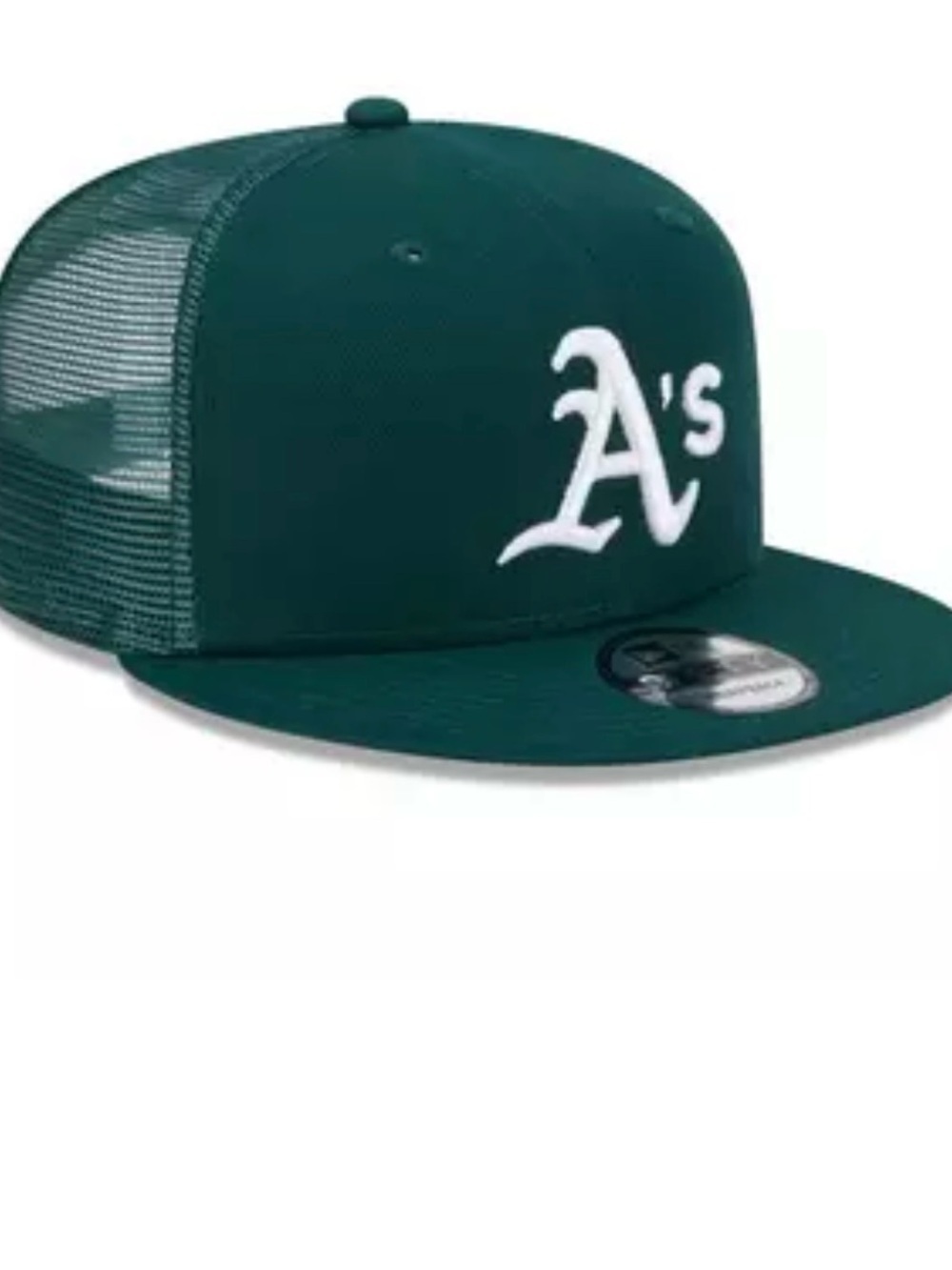 Oakland A's Dark Green Mesh Trucker Cap - Picture 2 of 5